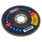 Sealey Flap Disc Aluminium Oxide 125mm 22mm Bore 120Grit FD125120E