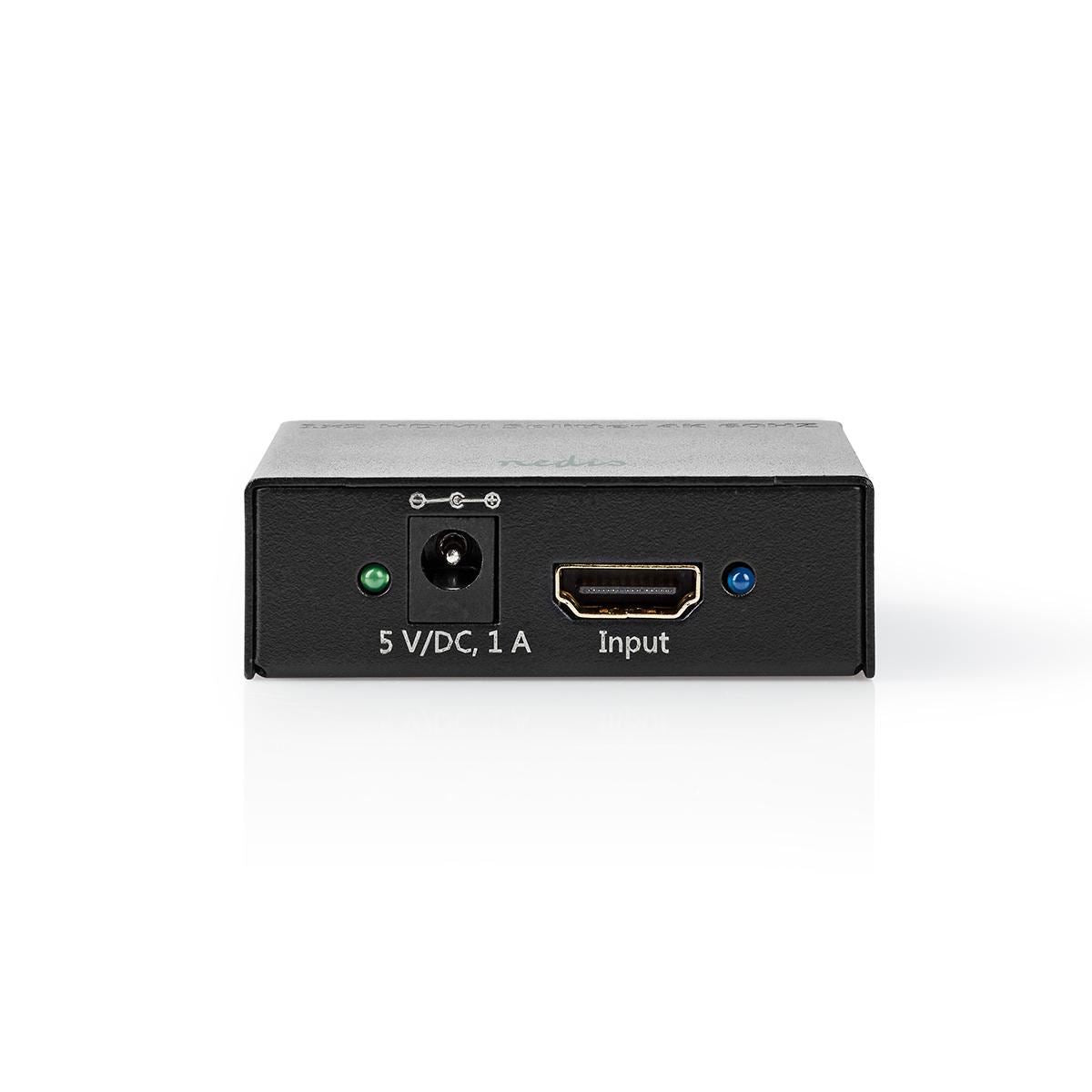 Nedis HDMI Splitter 2-Port to 1x HDMI Input 2x HDMI Output 4K2K@60FPS/HDCP2.2 - VSPL3472AT