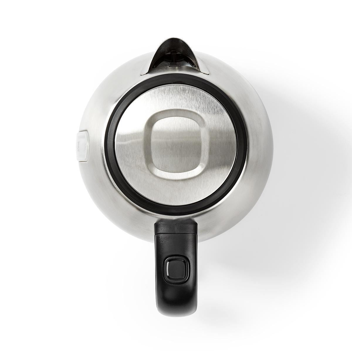 Nedis Electric Kettle 1L 360° Rotation Stainless Steel - KAWK300EAL