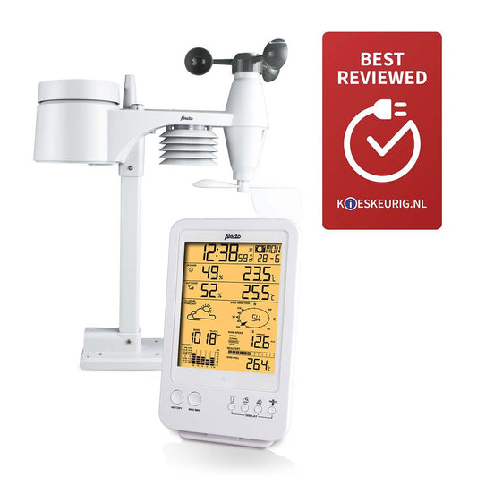 Alecto WS-4800 Professional weather station with wireless sensor white