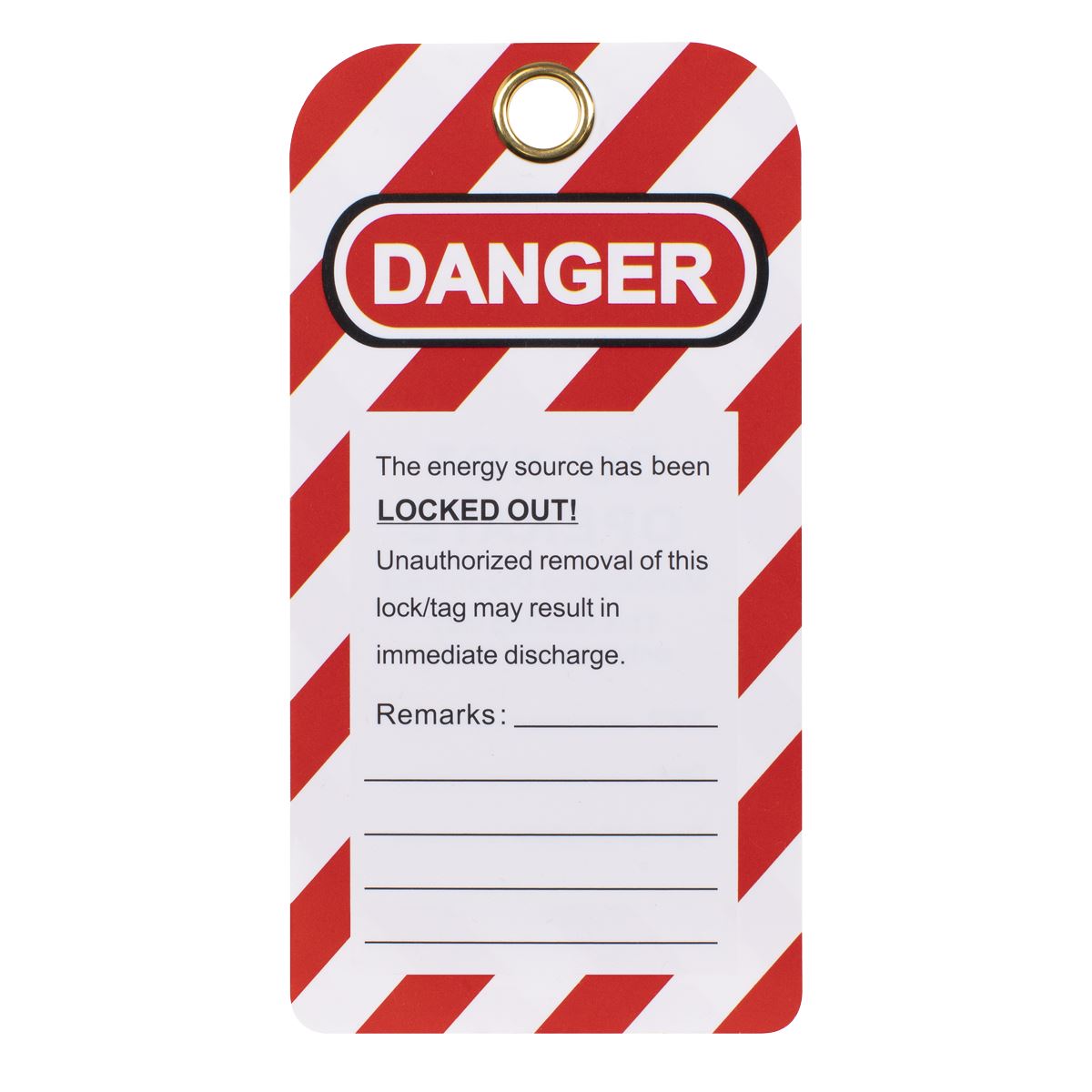 Sealey Lockout Safety Tag 10pc EV17