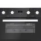 Baridi 72cm Built-Under Double Oven, 74L Capacity, Energy Rating A - Black DH278