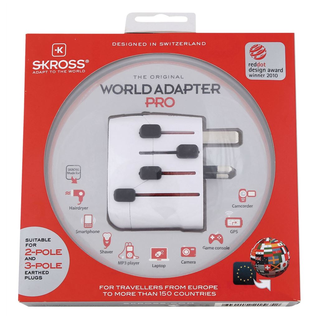 Skross Travel Adapter World PRO Earthed 1.103141 Travel Adapter