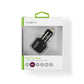 Nedis Car Charger 3.0A USB (QC 3.0)/USB-C Power Delivery 30W Black CCPD30W100BK