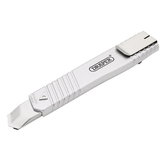 Draper Retractable Metal Snap-off Knife, 18mm