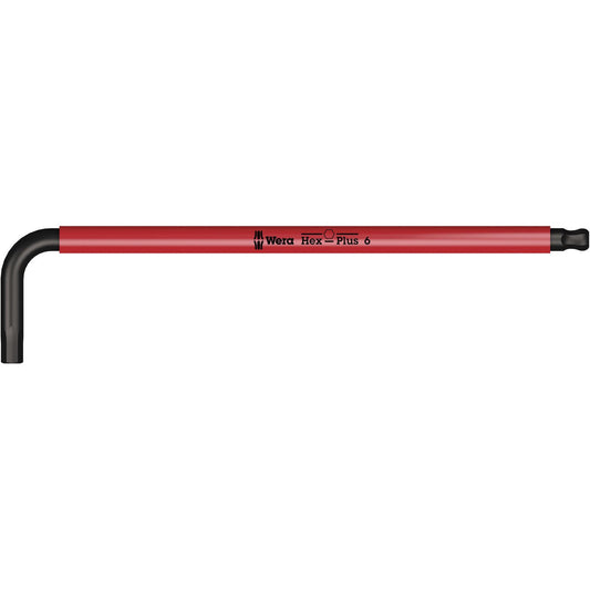 Wera 950 Spkl Hf Multicolour Hex Key 6.0/172 Long Blacklaser 022203