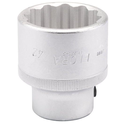 Elora 00830 770-SM 42mm 3/4" Square Drive Bi-Hexagon Socket