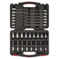 Sealey Hex Socket Bit Set 30pc 3/8"Sq Drive - Platinum Series AK89000