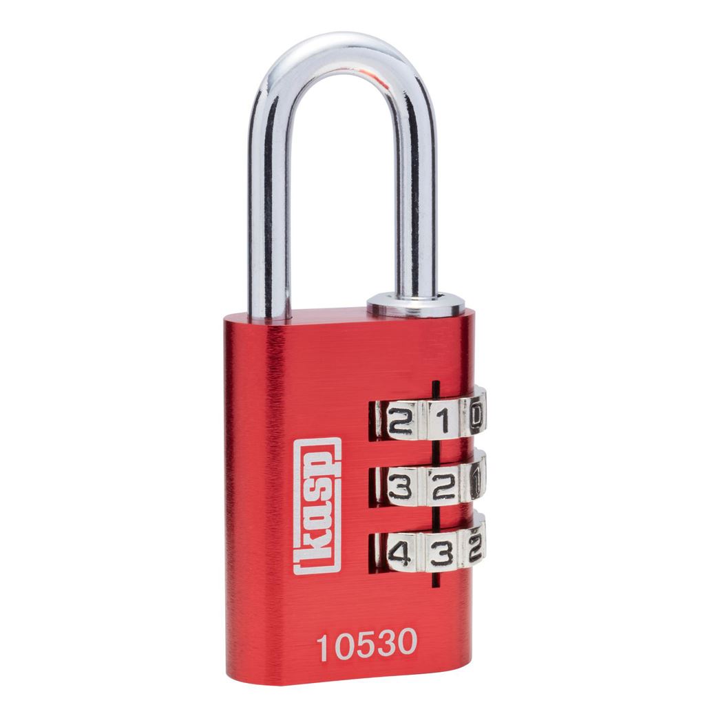 Kasp 105 Combi Padlock Red 30mm K10530REDD