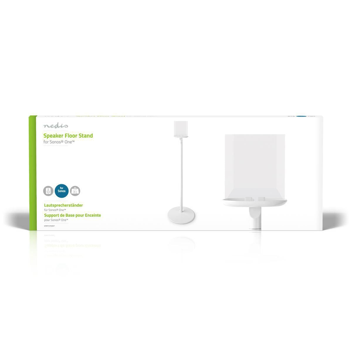 Nedis Speaker Floor Stand For Sonos® One/Sonos® Play:1 Max. 3 kg Fixed - SPMT5750WT