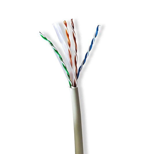 Nedis Network Cable Roll CAT6 Stranded U/UTP Bare Copper 305m Indoor Round LSZH