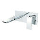 Baridi Wall Mounting Basin Mixer Tap, Square - Chrome DH396