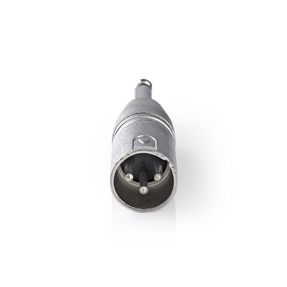 Nedis XLR Adapter XLR 3-pin Male to 6.35mm Male 10 pieces Metal CAGP15942ME