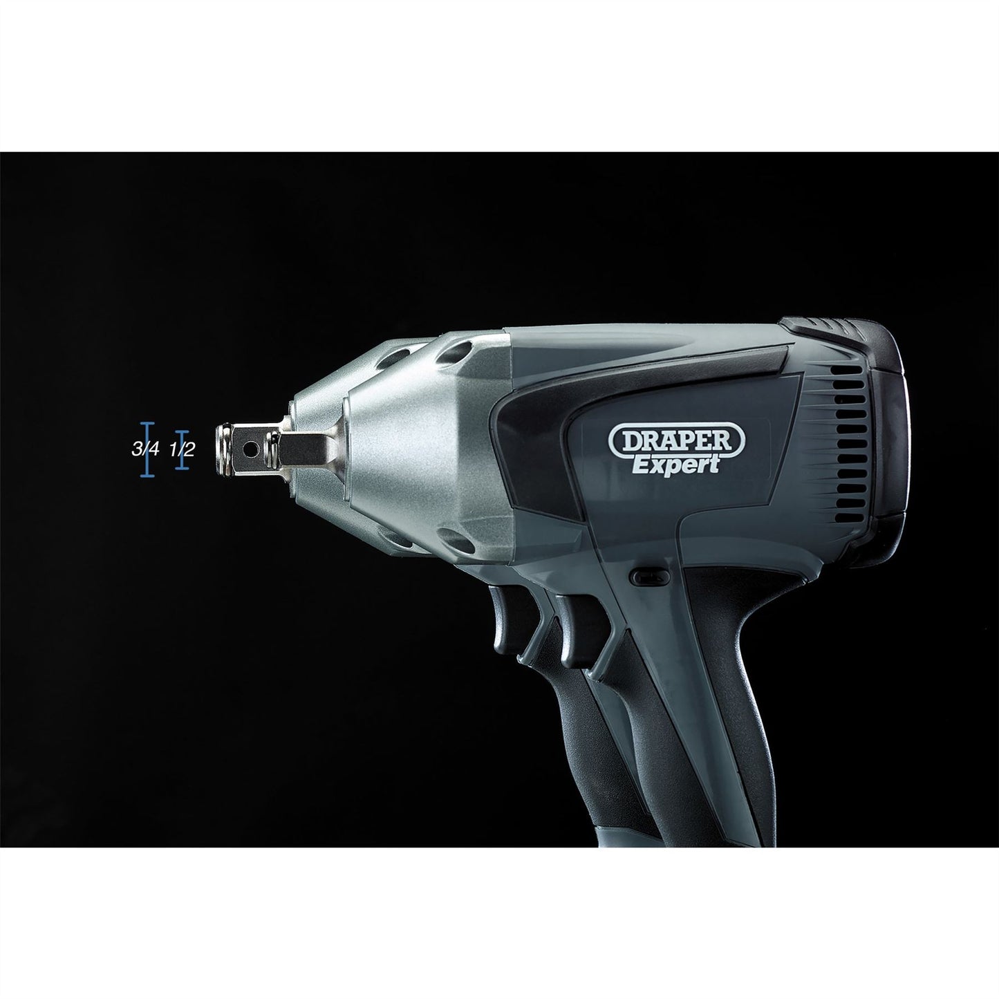 Draper 98961 XP20 20V Brushless 3/4" Impact Wrench 1060NM 2 X 4ah Batteries