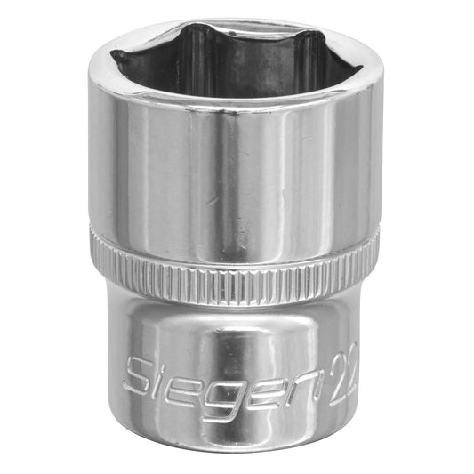 Sealey WallDrive Socket 22mm 1/2"Sq Drive S0659