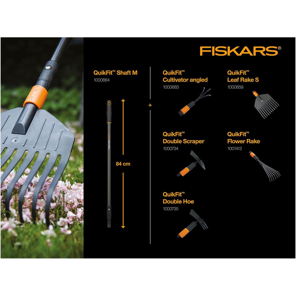 Fiskars QuikFit Double Scraper Hoe