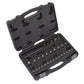 Sealey TRX-Star* & Security Socket Bit Set 38pc 1/4",3/8"&1/2"Sq Dr AK6197B