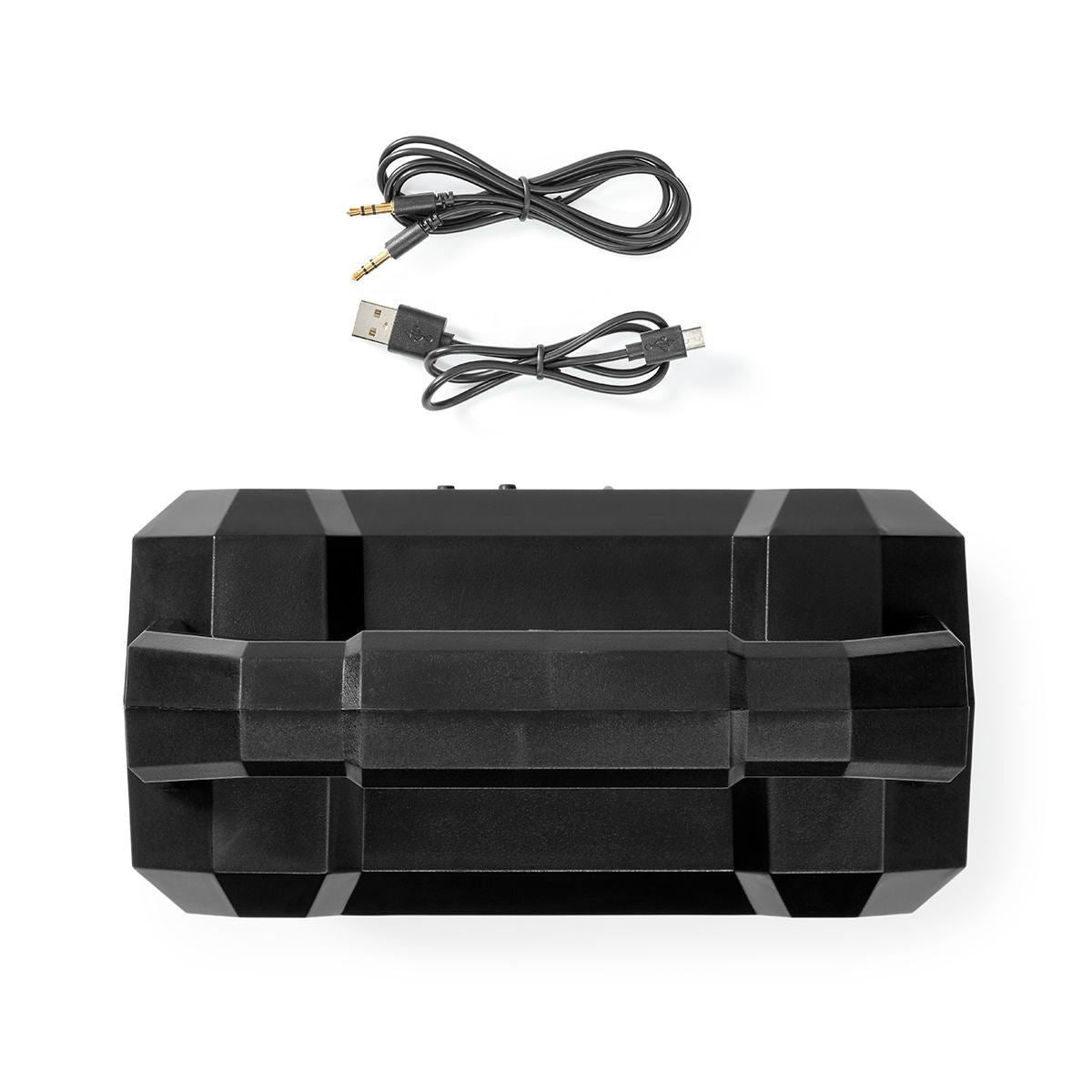 Nedis Bluetooth Speaker Battery play time up to 13 Hours 5W Mono & Microphone - SPBT1003BK