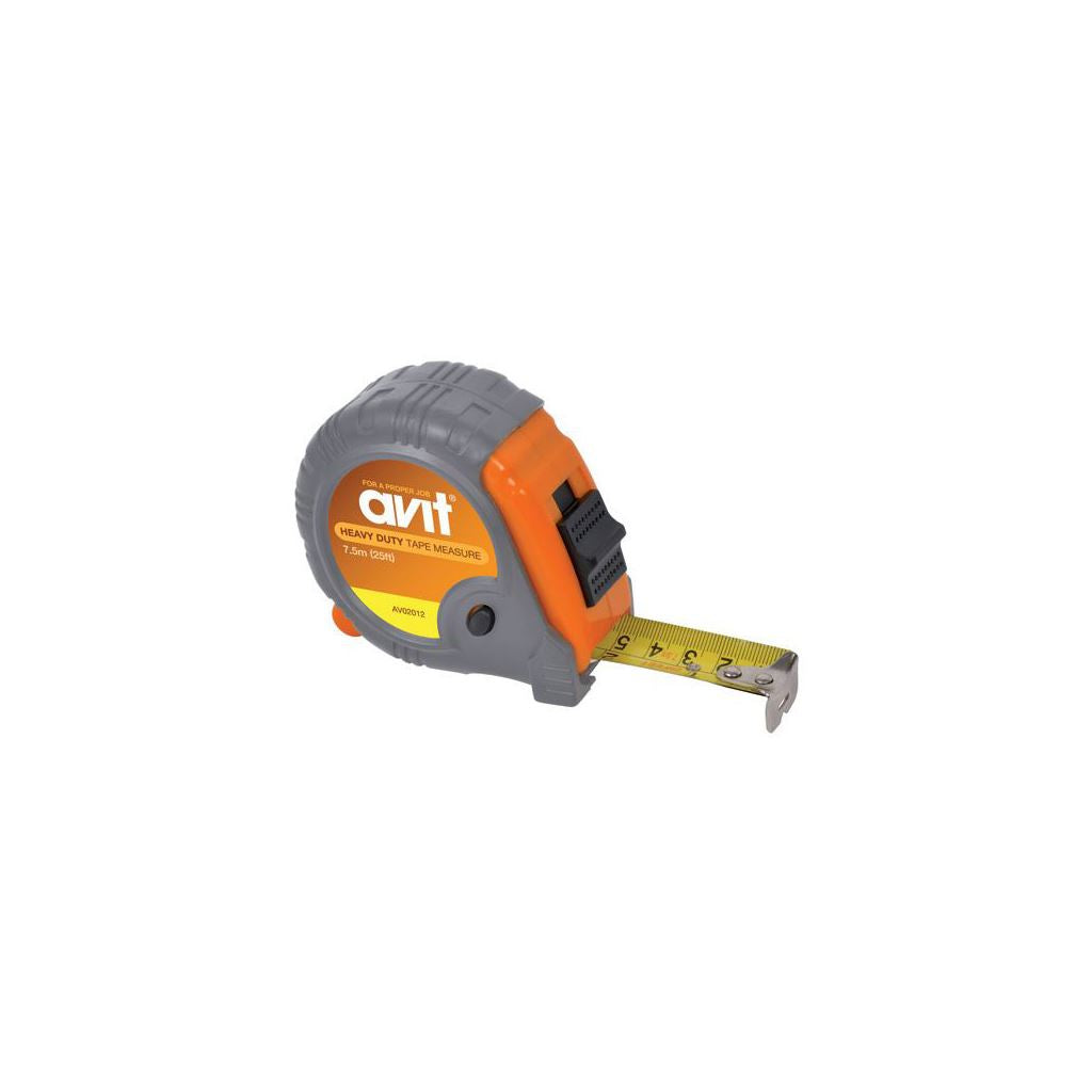 Avit Heavy Duty Tape Measure 7.5m AV02012