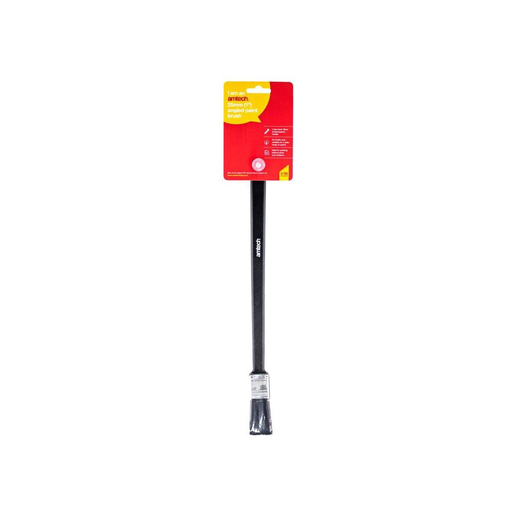 Amtech 25mm (1") Long Reach Angled Paint Brush - G4485