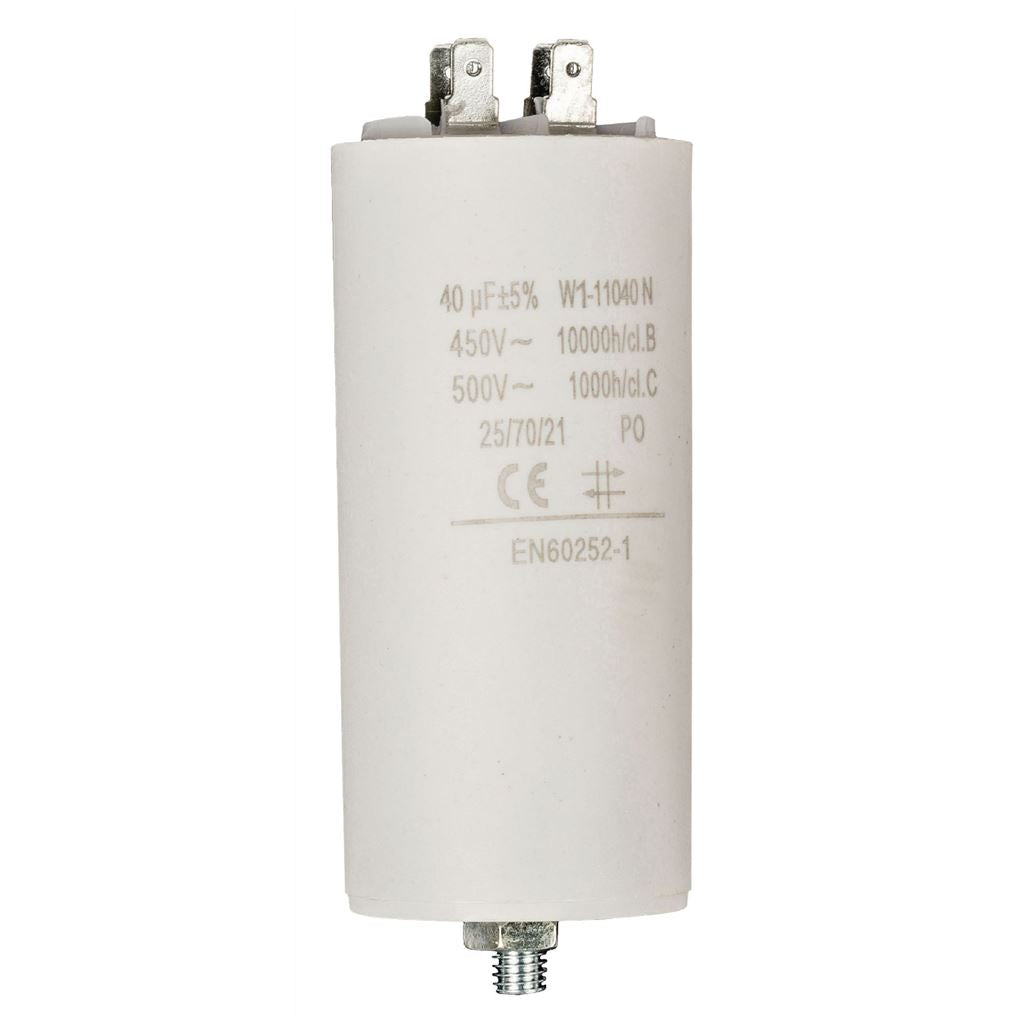 Fixapart 1x Capacitor 40.0uf / 450 v + earth - W1-11040N