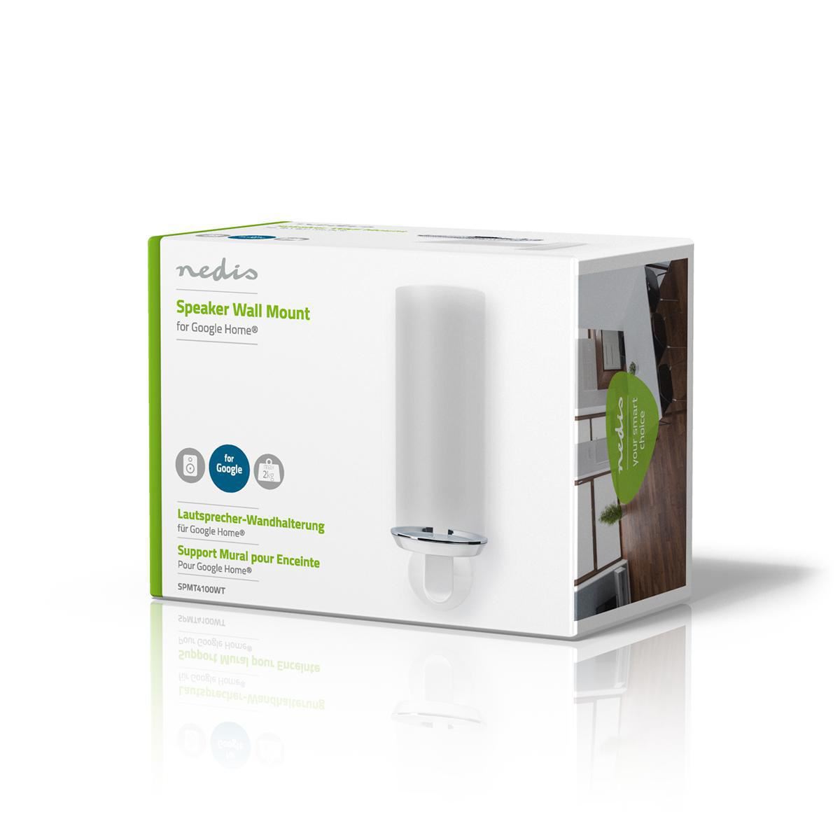 Nedis Speaker Wall Mount Google Home Max. 2 kg Fixed - SPMT4100WT