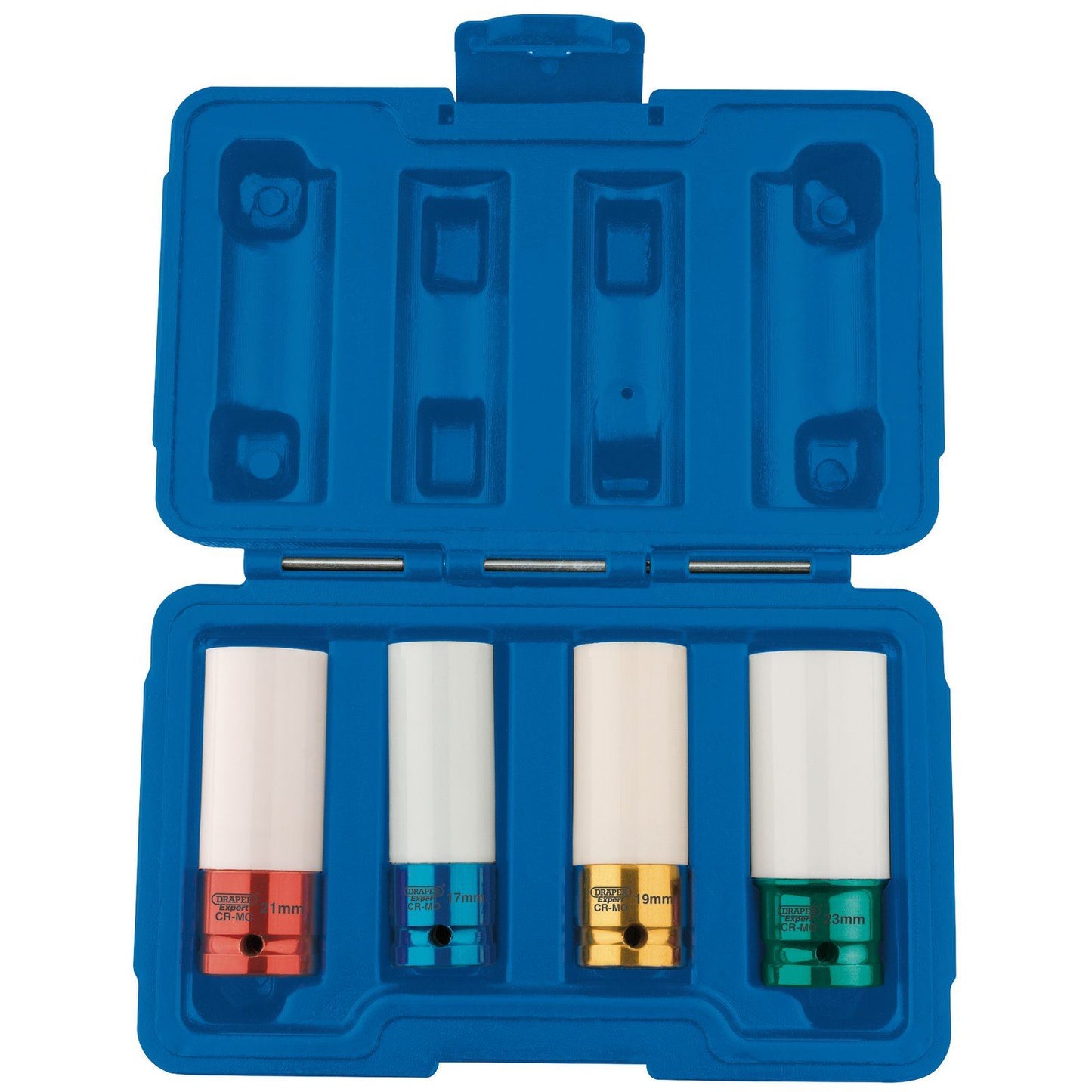 Draper 4 Piece 1/2” Sq. Dr. Wheel Nut Socket Set for Alloy Wheels Wrench Spanner - 82972