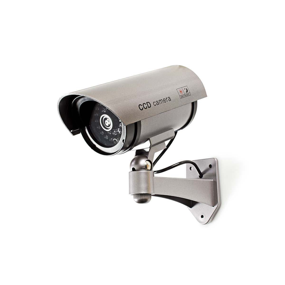 Nedis Dummy Security Camera Bullet IP44 Grey DUMCB40GY