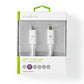 Nedis USB 3.1 Cable (Gen2) USB-C Male to USB-C Male 1m White - CCGW64750WT10