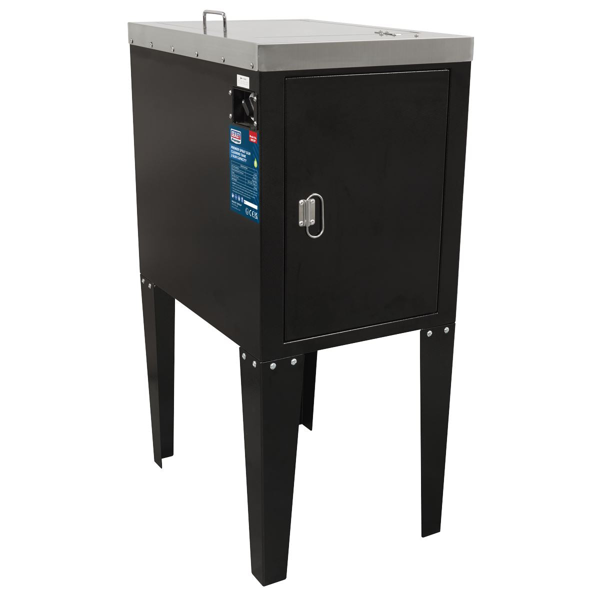 Sealey Premier Sealey Premier Spray Gun Cleaning Tank 2 Gun Capacity SM23P