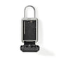 Nedis Vault Key Safe Combination Dial Lock Indoor and Outdoor Black/Silver