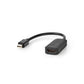 Nedis Cable 1.4 Mini DisplayPort Male to HDMI Female Black 0.2m 20cm - CCGB37654BK02