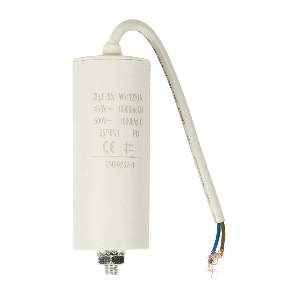 Fixapart 1x Capacitor 20.0uf / 450V + cable - W9-11220N