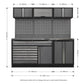 Sealey Superline Pro 2.04m Storage System - Stainless Steel Worktop - APMSSTACK11SS