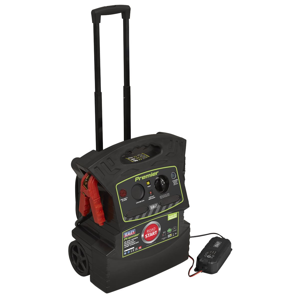 Sealey Premier 12/24V 6400A Wheeled RoadStart� Jump Starter PRS6400