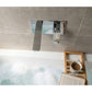 Baridi Wall Mounting Basin Mixer Tap, Square - Chrome DH396