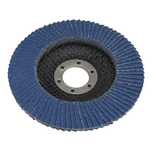 Sealey Flap Disc Zirconium 115mm 22mm Bore 60Grit FD11560