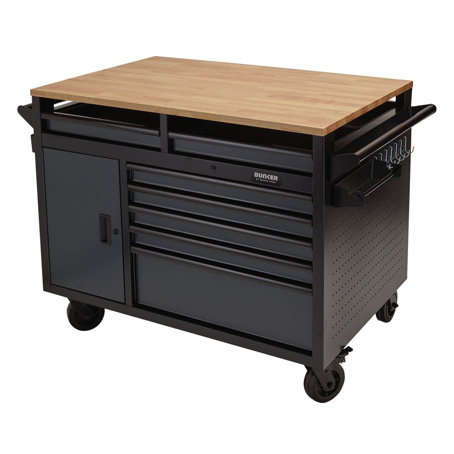 Draper 48" 14 Drawer Multi-Funct Grey B100-48MTG - 08251
