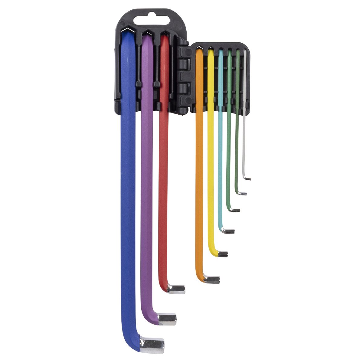 Sealey Premier Extra-Long Stubby Element Hex Key Set 9pc AK71740