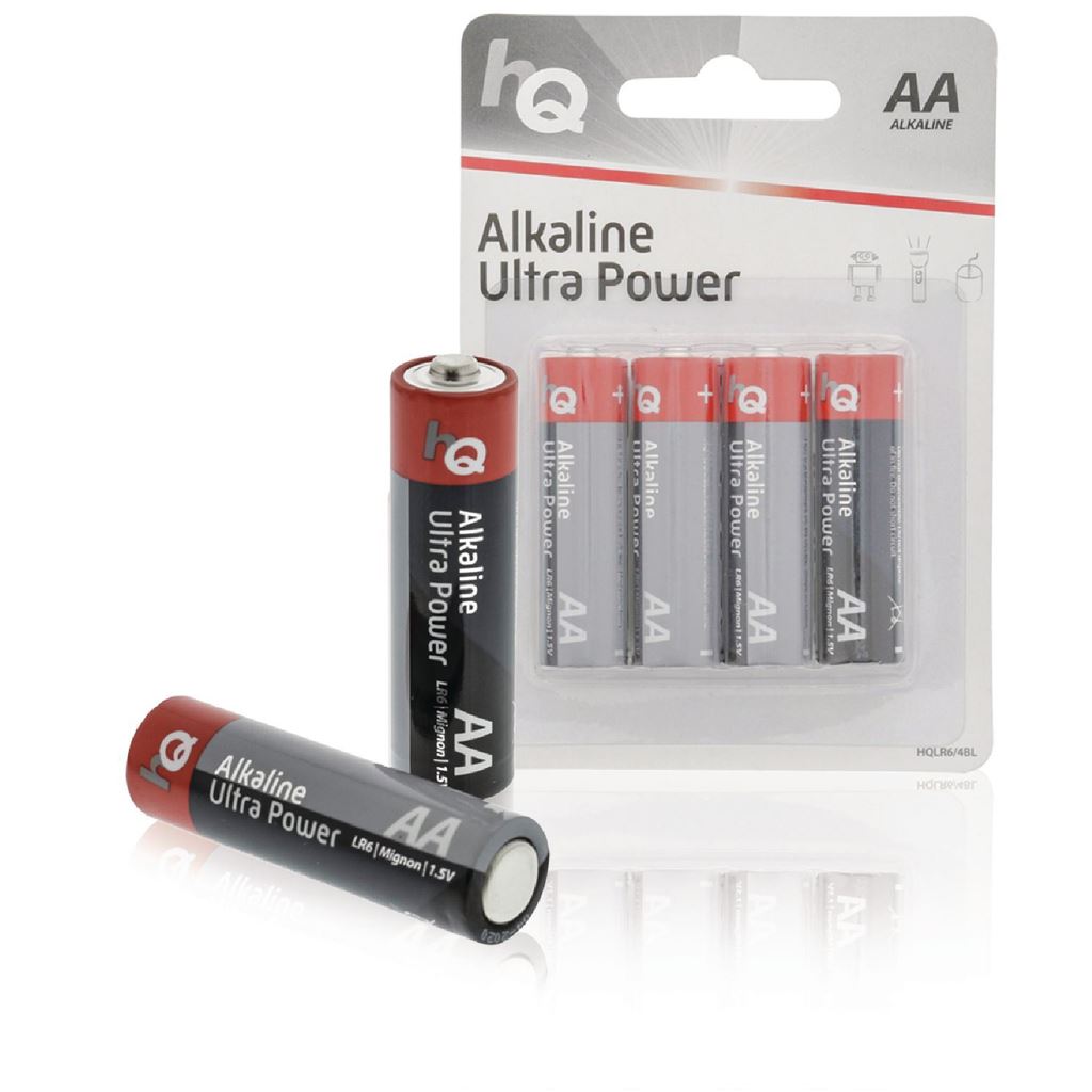 HQ Alkaline AA battery 4-blister - BAAKLR64BL