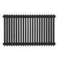 Baridi Horizontal Traditional 2 Column Radiator 600 x 1012mm � Black DH364