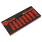 Sealey Insulated Socket Set with Tool Tray 10pc 1/2"Sq Drive - VDE Approved TBTE11