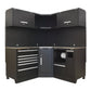 Sealey Premier 1.7m Corner Storage System - Stainless Worktop APMSCOMBO6SS