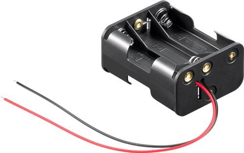 Goobay 6x AA (Mignon) battery holder black (81216)