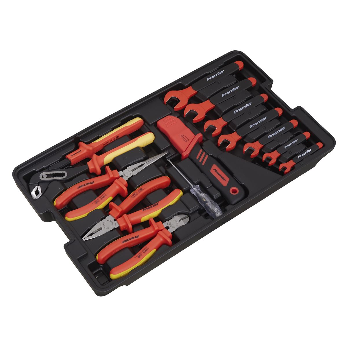 Sealey 1000V Insulated Tool Kit 3/8"Sq Drive 50pc AK7938