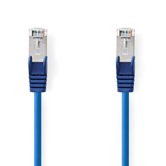 Nedis CAT5e Cable SF/UTP RJ45 Male to Male 20m Round PVC Blue (CCGL85121BU200)