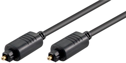 Goobay Fibre optical cable black 5m TOSLINK male to TOSLINK male ø 5.0mm 5m