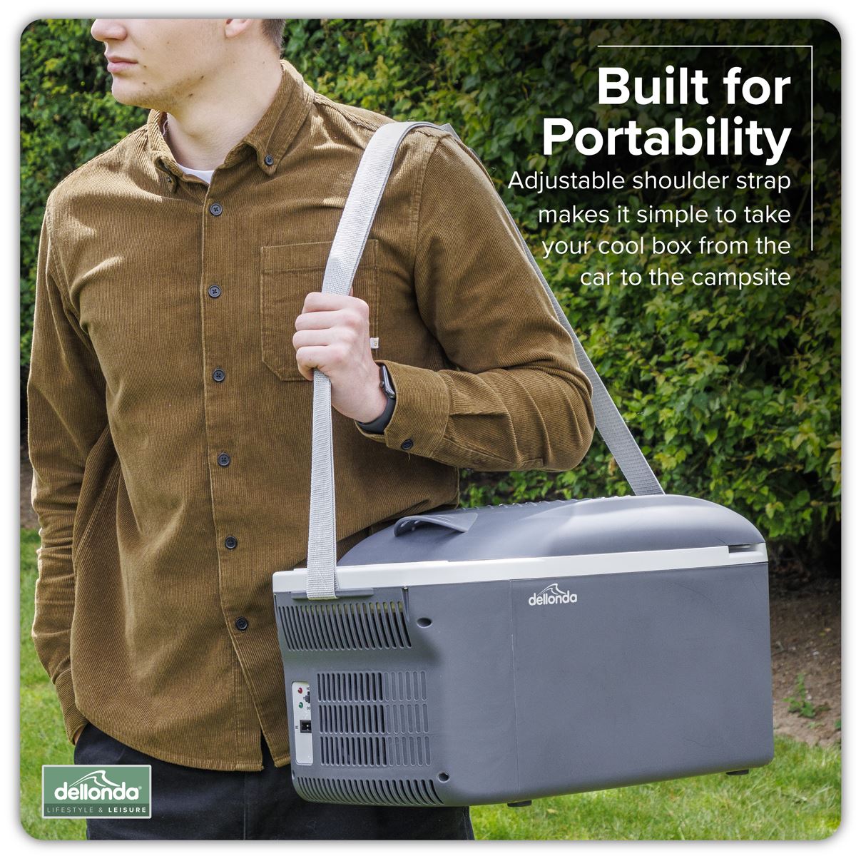 Dellonda 16L Portable Cool Box 12V/230V DL167