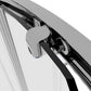 Baridi Quadrant Shower Entry Enclosure 800 x 800 x 1850mm with 6mm Tempered Glass - Chrome DH301