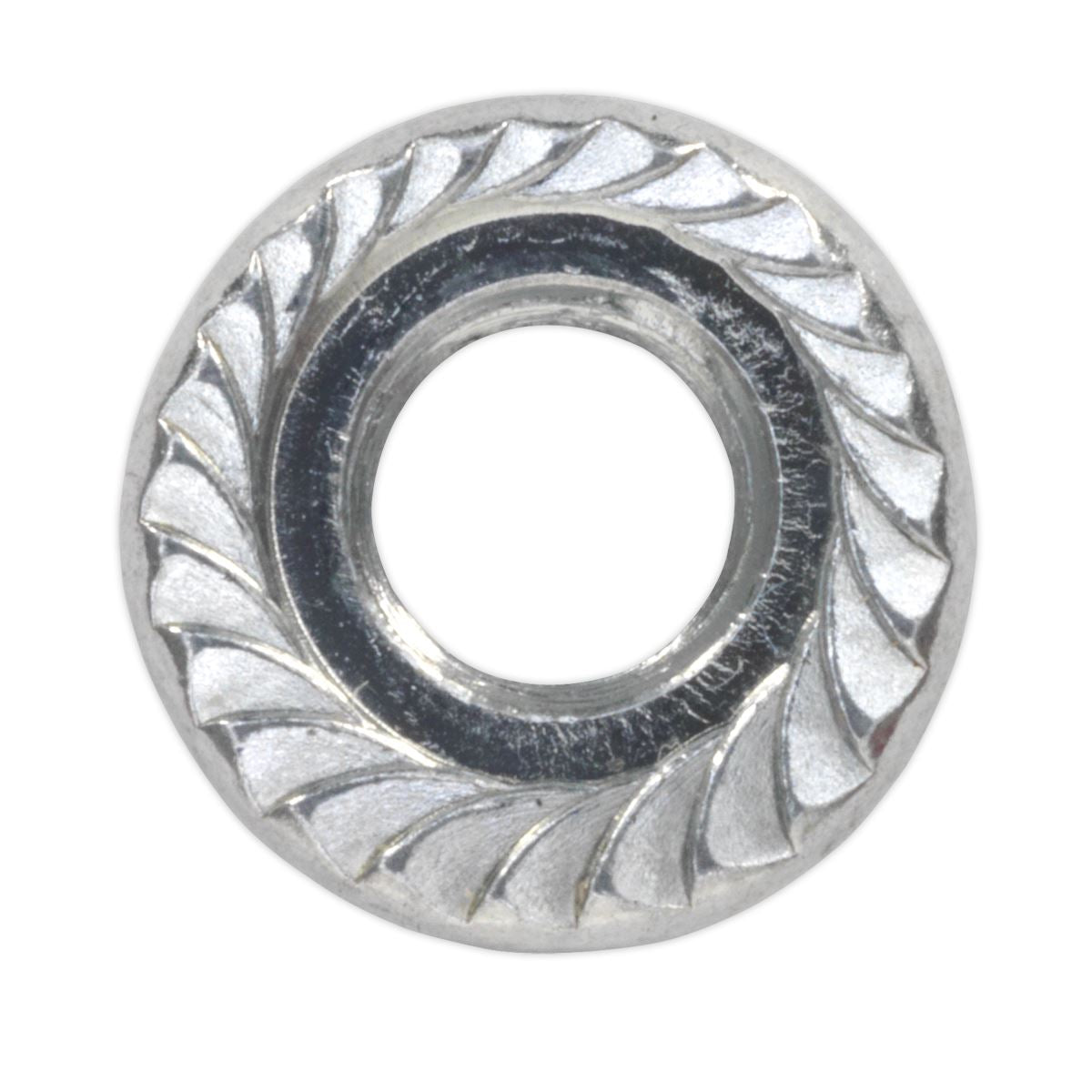 Sealey Flange Nut Serrated M5 Zinc Pack of 100 FN5